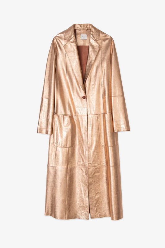 Alysi Leather Coat 204902