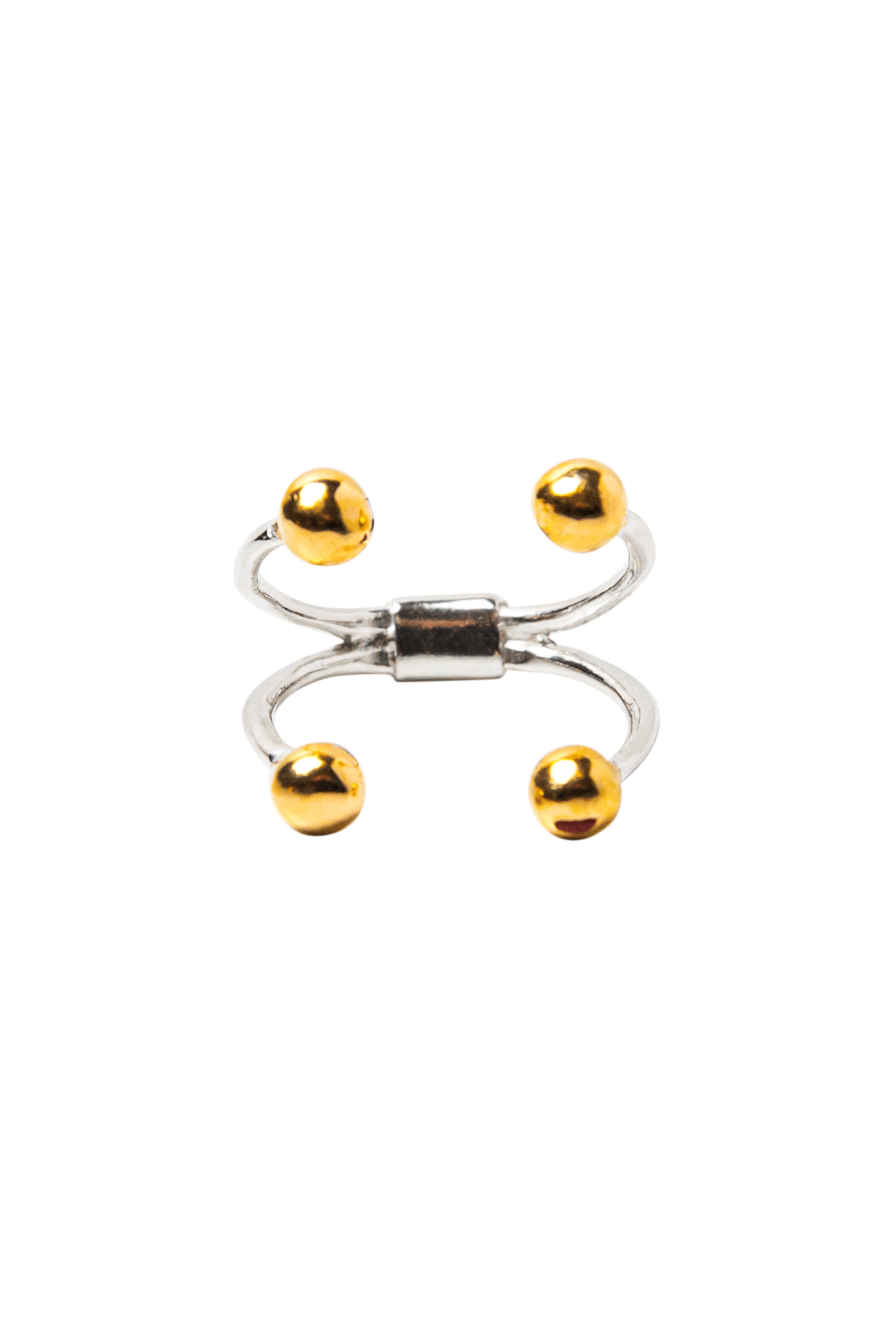 BEATRIZ PALACIOS A05-OWN Pierced Ring Gold
