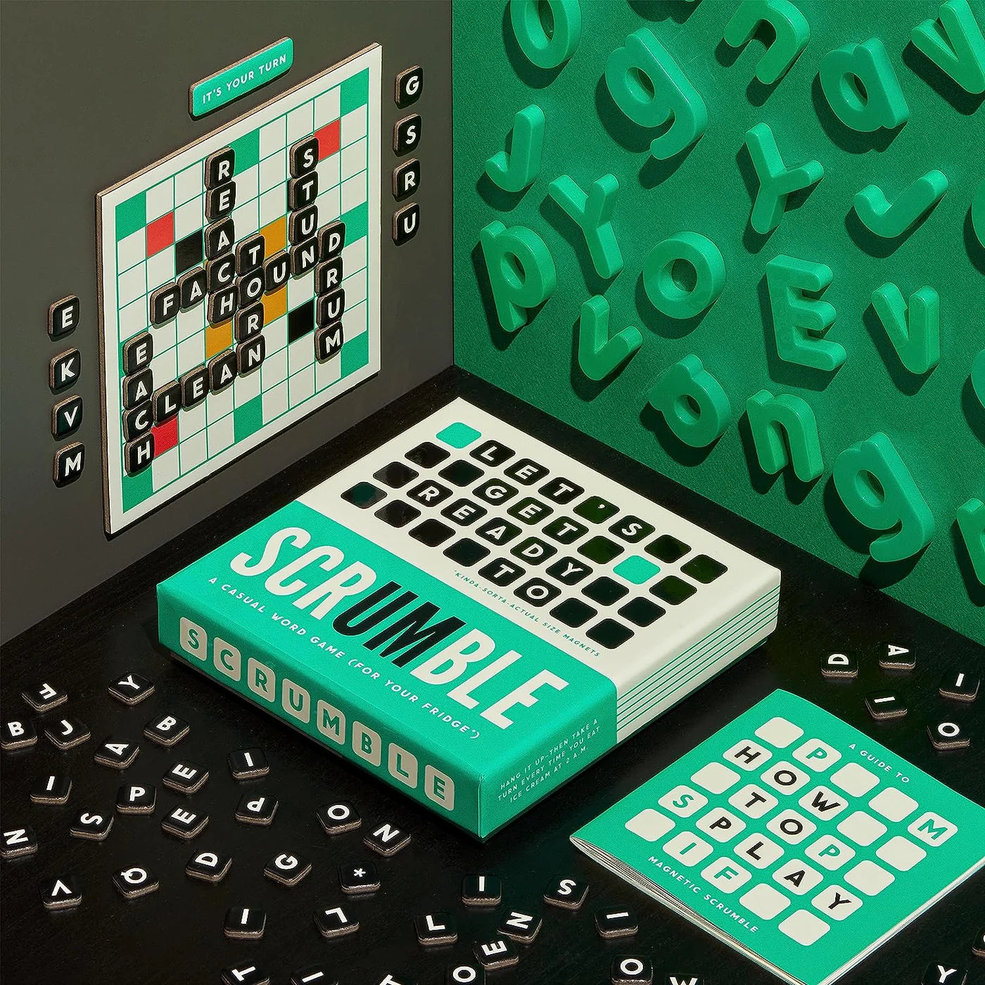 NEW MAGS - Scrumble Magnetic Fridge Game