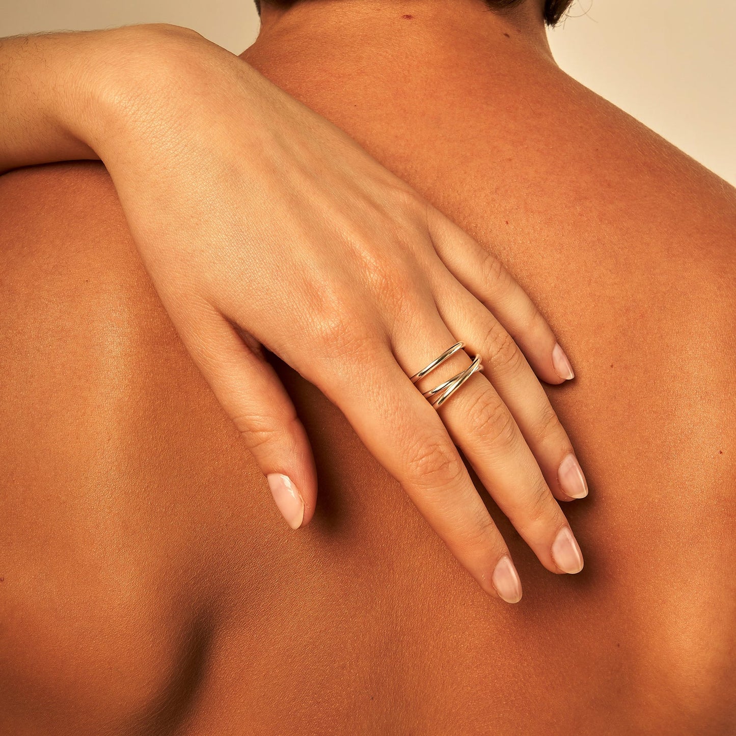 ALT Paris Triple Spiral Ring vermeil gold