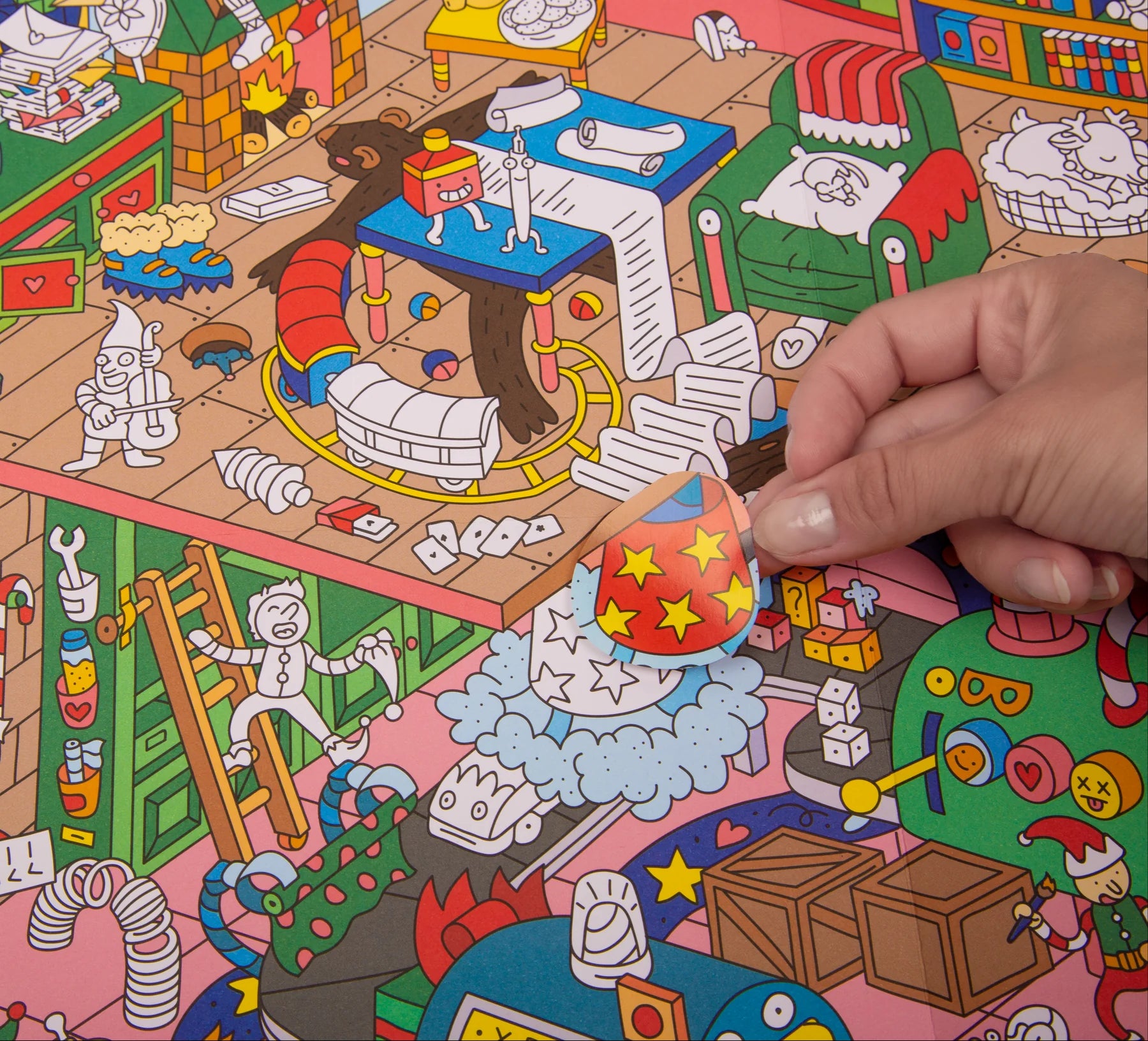 OMY Giant Seek & Find Santa&