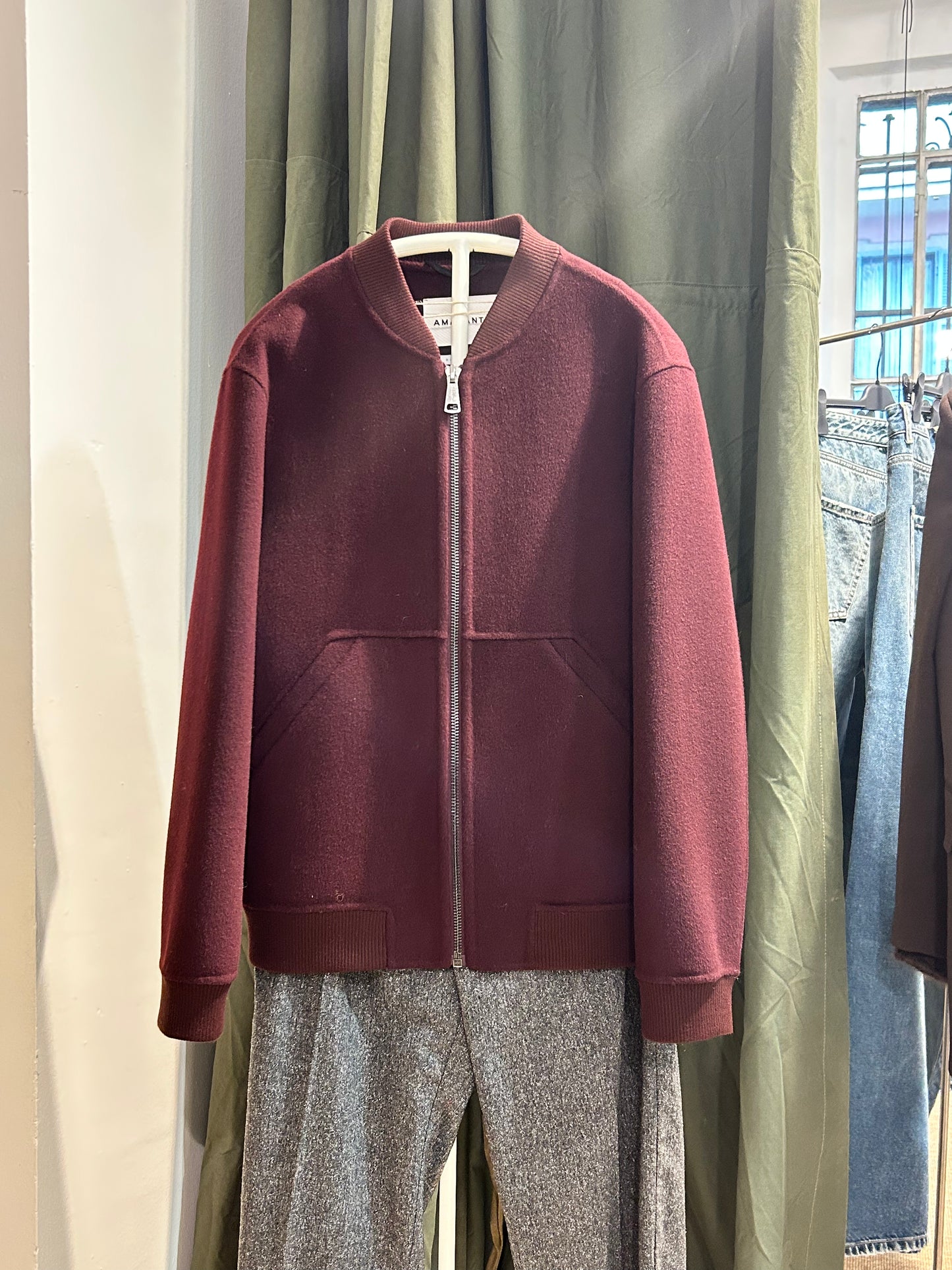 AMARÁNTO Bomber Jacket B6F0011