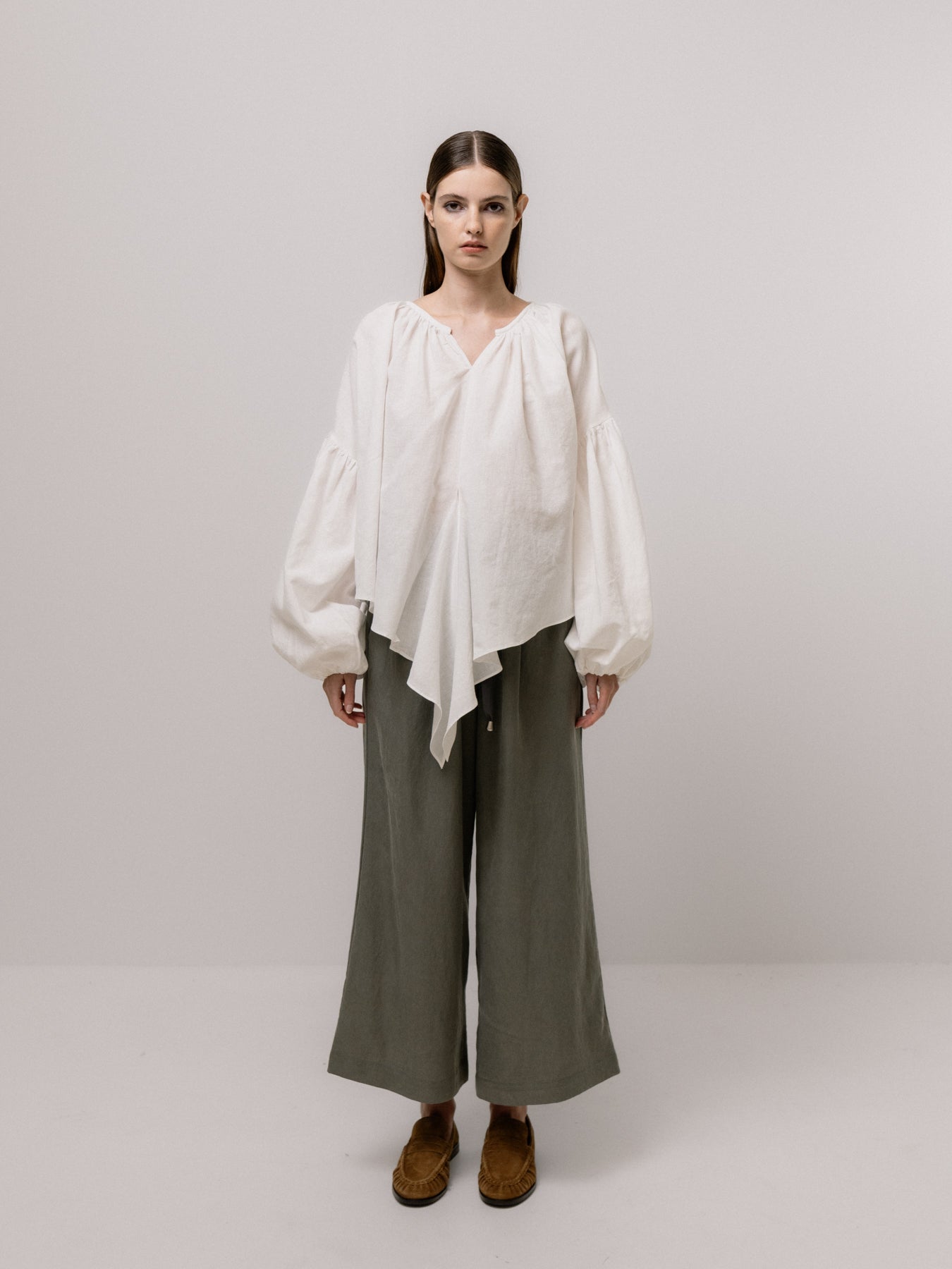 Emin + Paul Volume Sleeve Lace Blouse BL3303