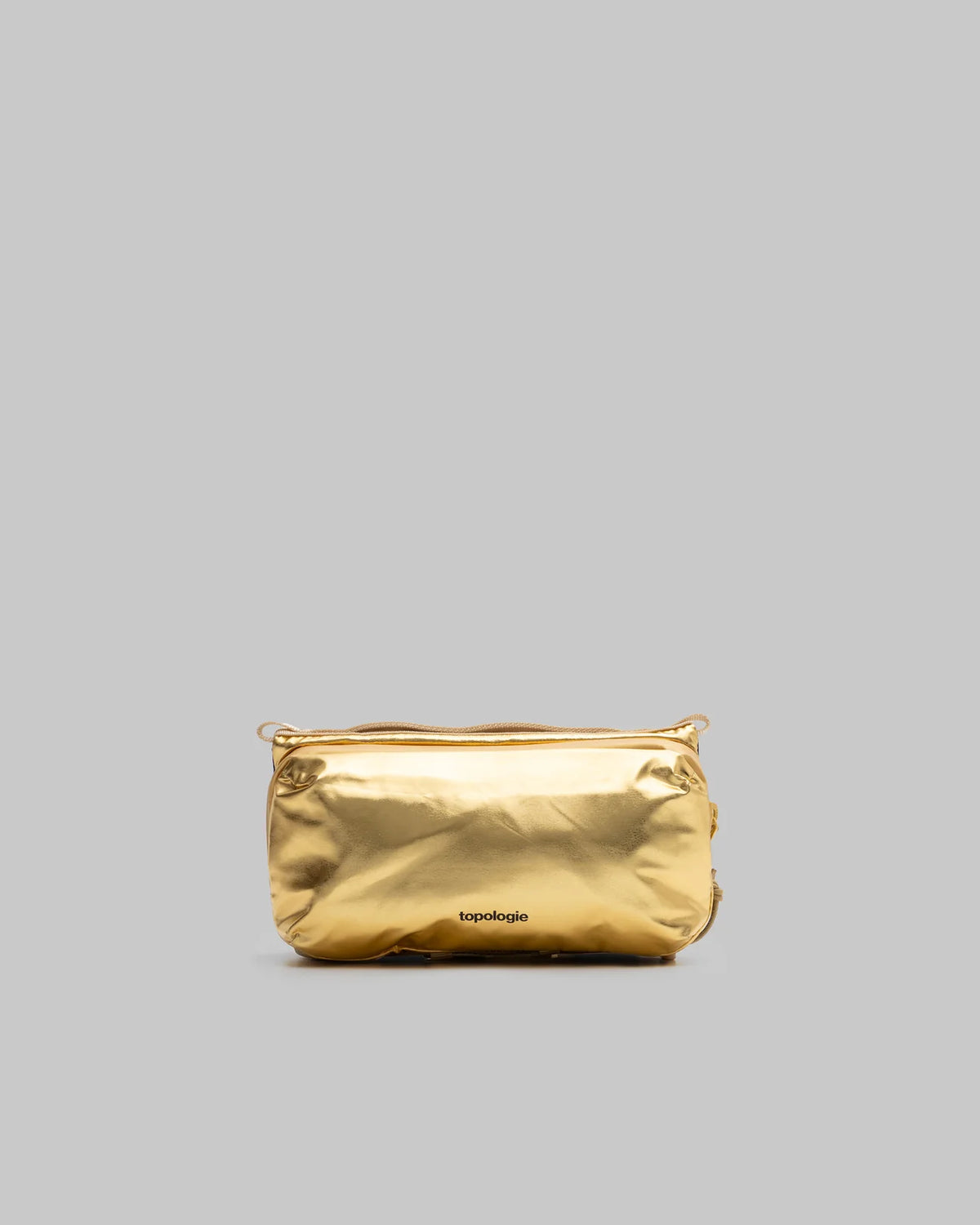 TOPOLOGIE Bottle Sacoche Medium Gold Metallic