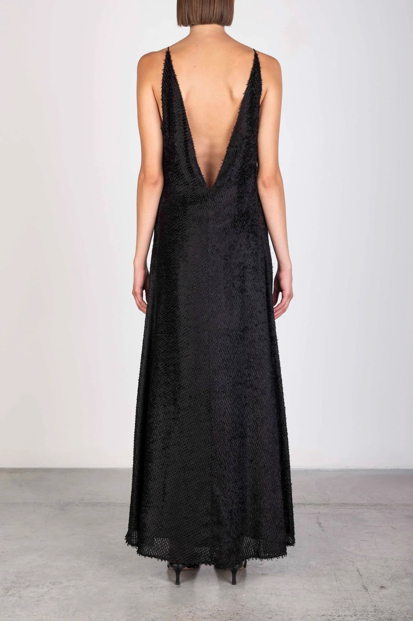 Alysi Plumetis Effect Dress