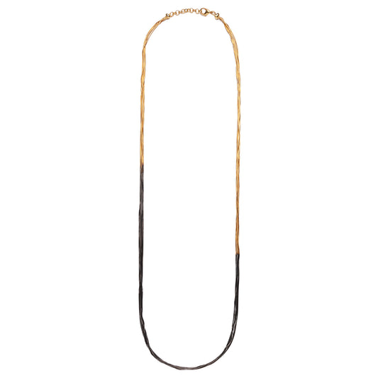 Iosselliani C945/21 SS 5 Wires Gold Long necklace