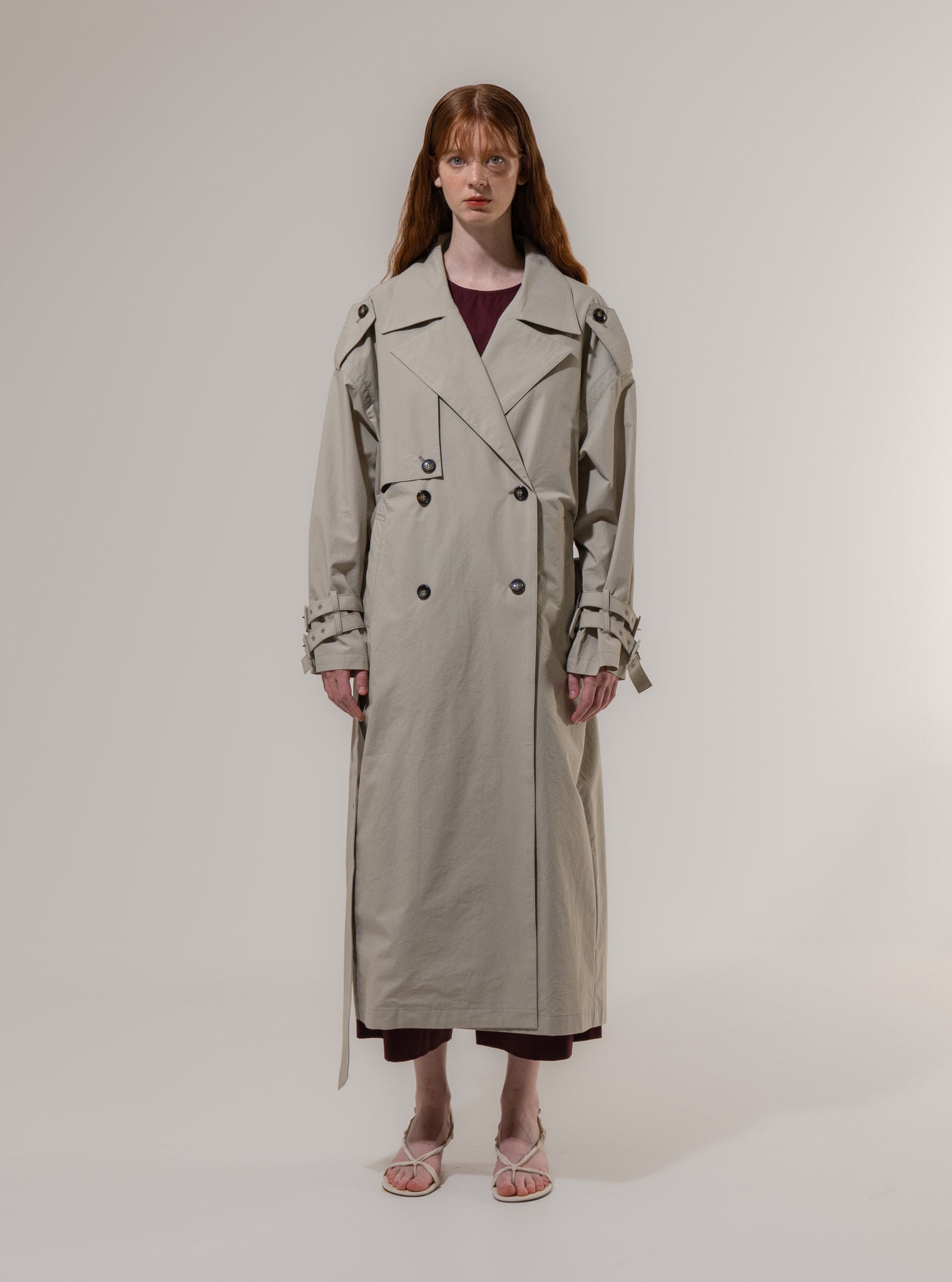Emin + Paul Storm Flap Trench Coat