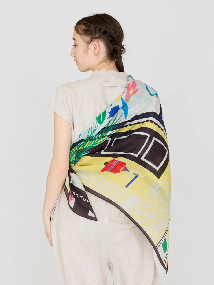 Manipuri Shawn Shangri- La Yellow 120x120