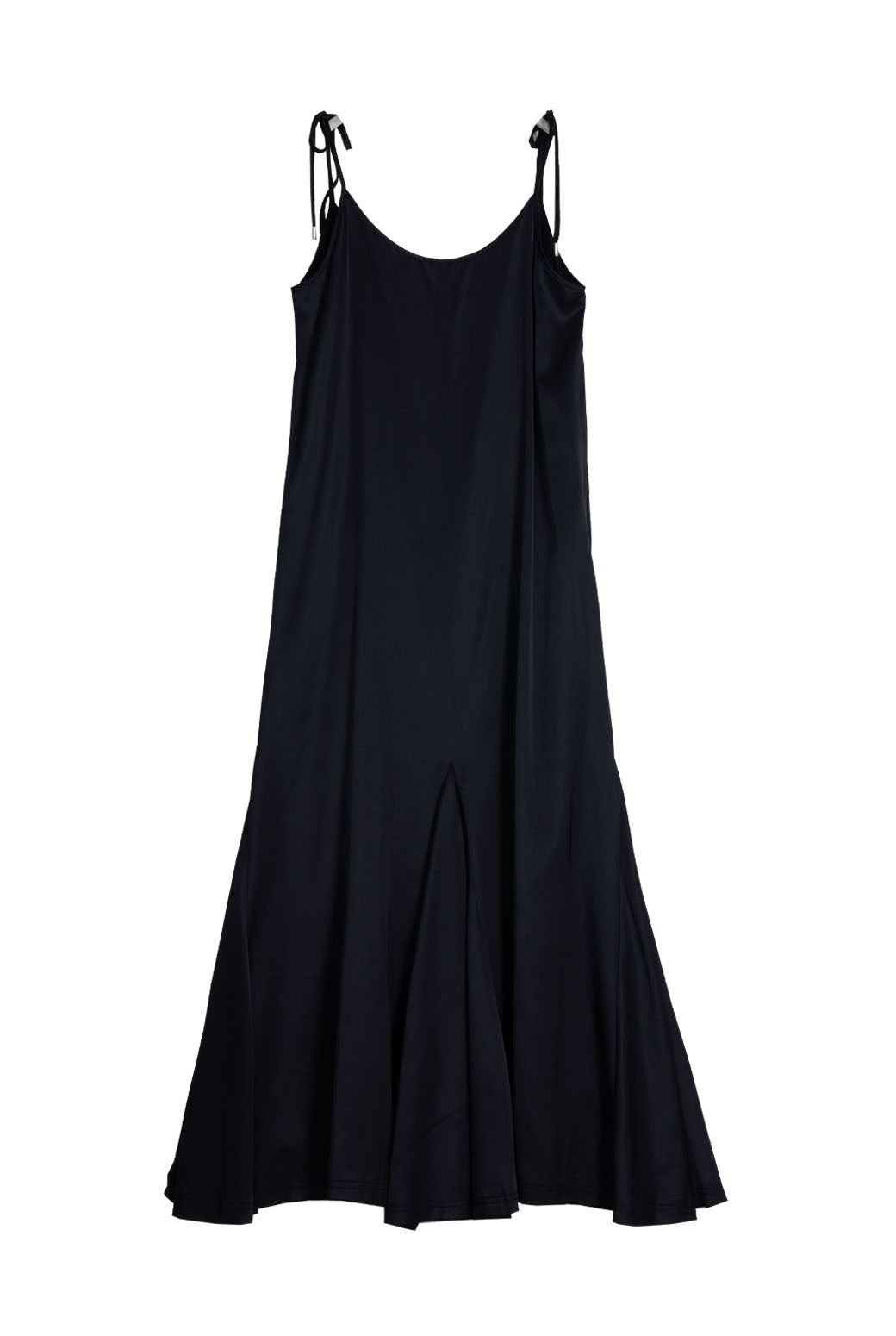 Emin + Paul Satin Sleeveless Long Dress