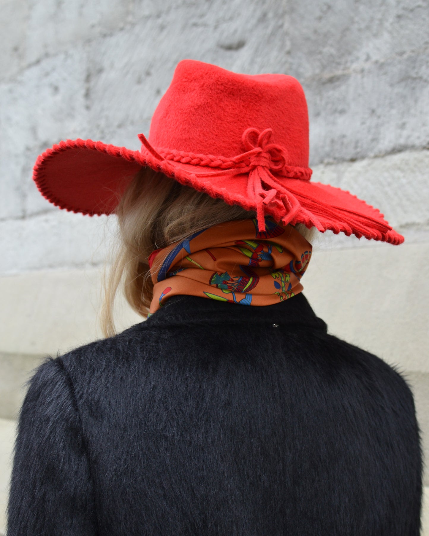 Tesi Hats- Miranda - Lapin Velour Rosso