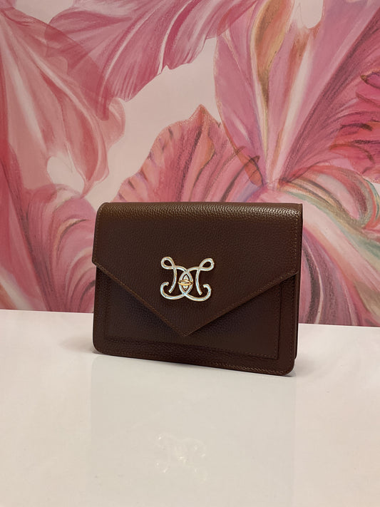 DE MARQUET Envelope Burnt Sienna