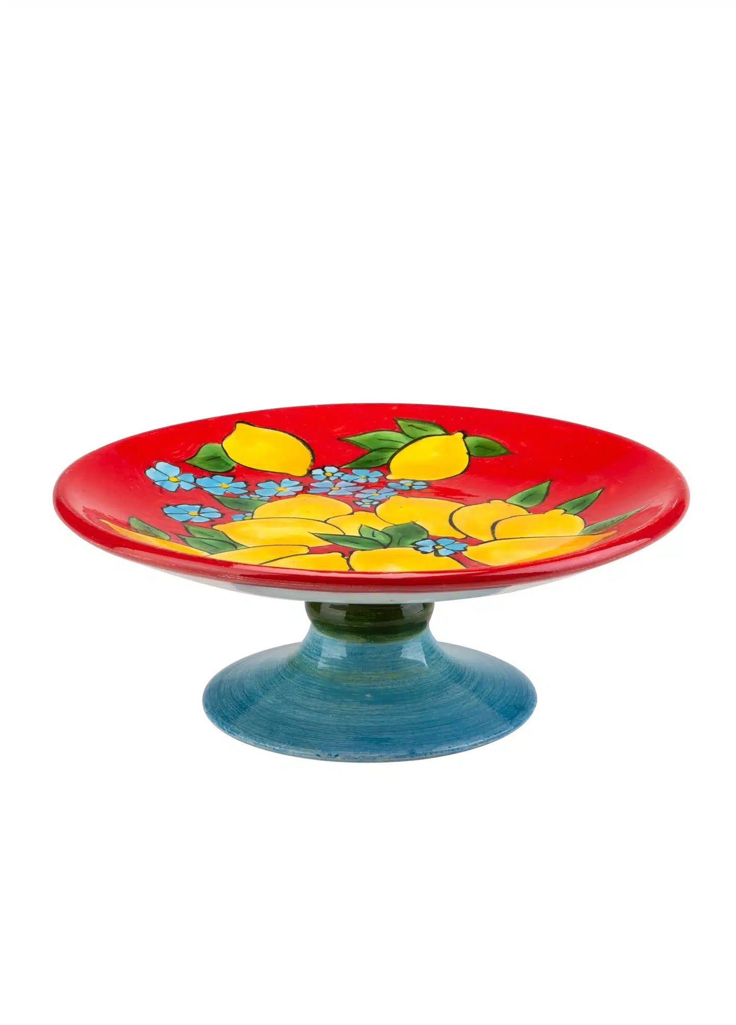 Feeling Good Inside Ceramic Red Cake Stand