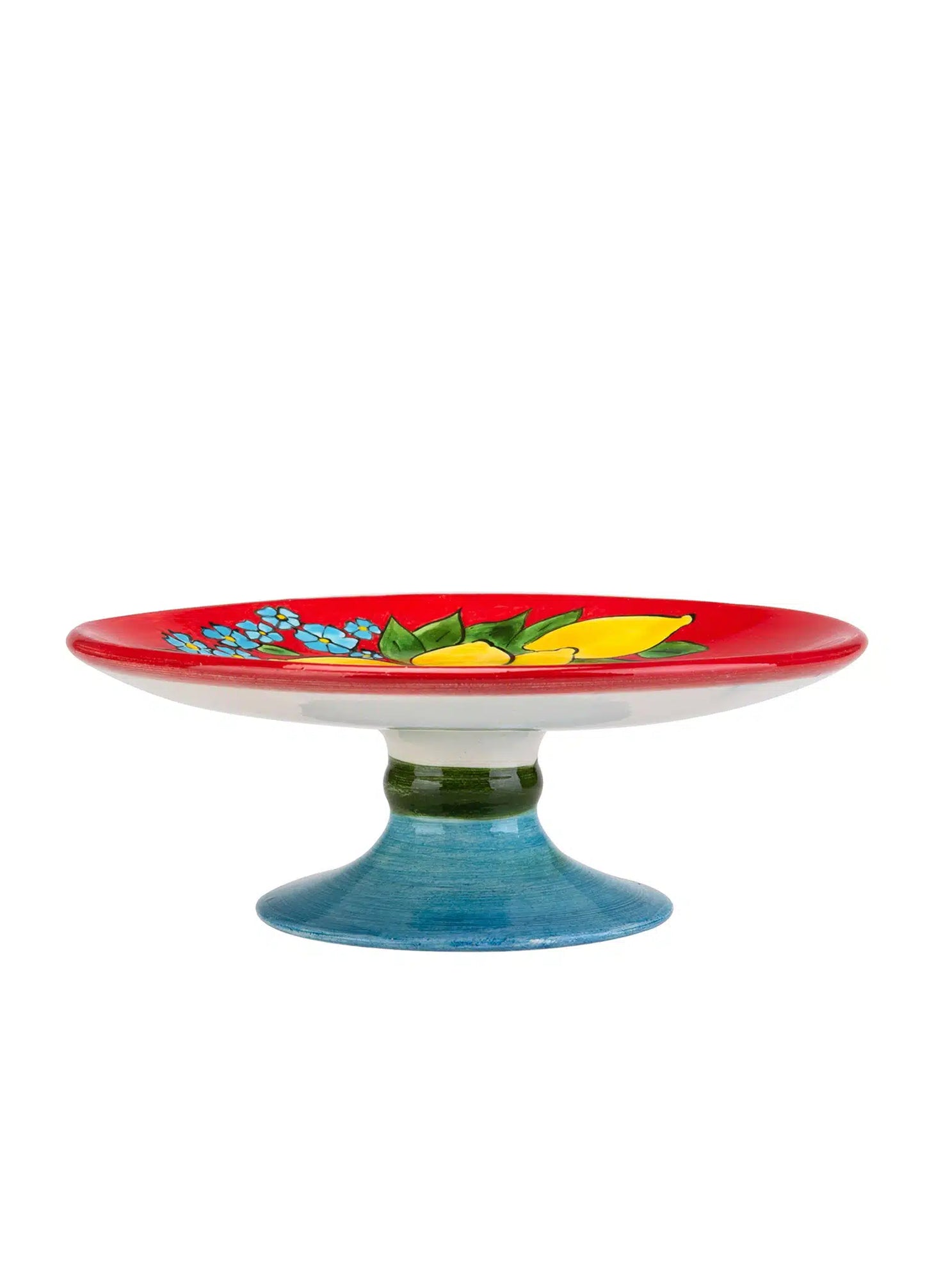 Feeling Good Inside Ceramic Red Cake Stand