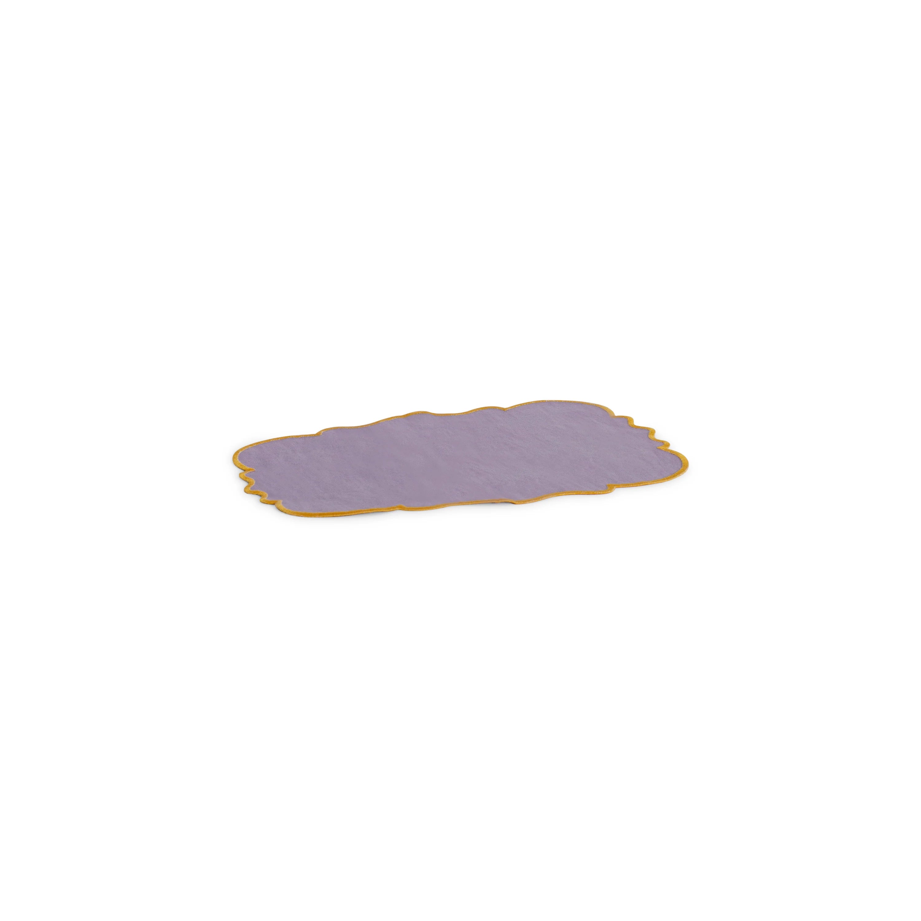 BITOSSI HOME Set 2 Scalloped Palcemats LILAC ocra
