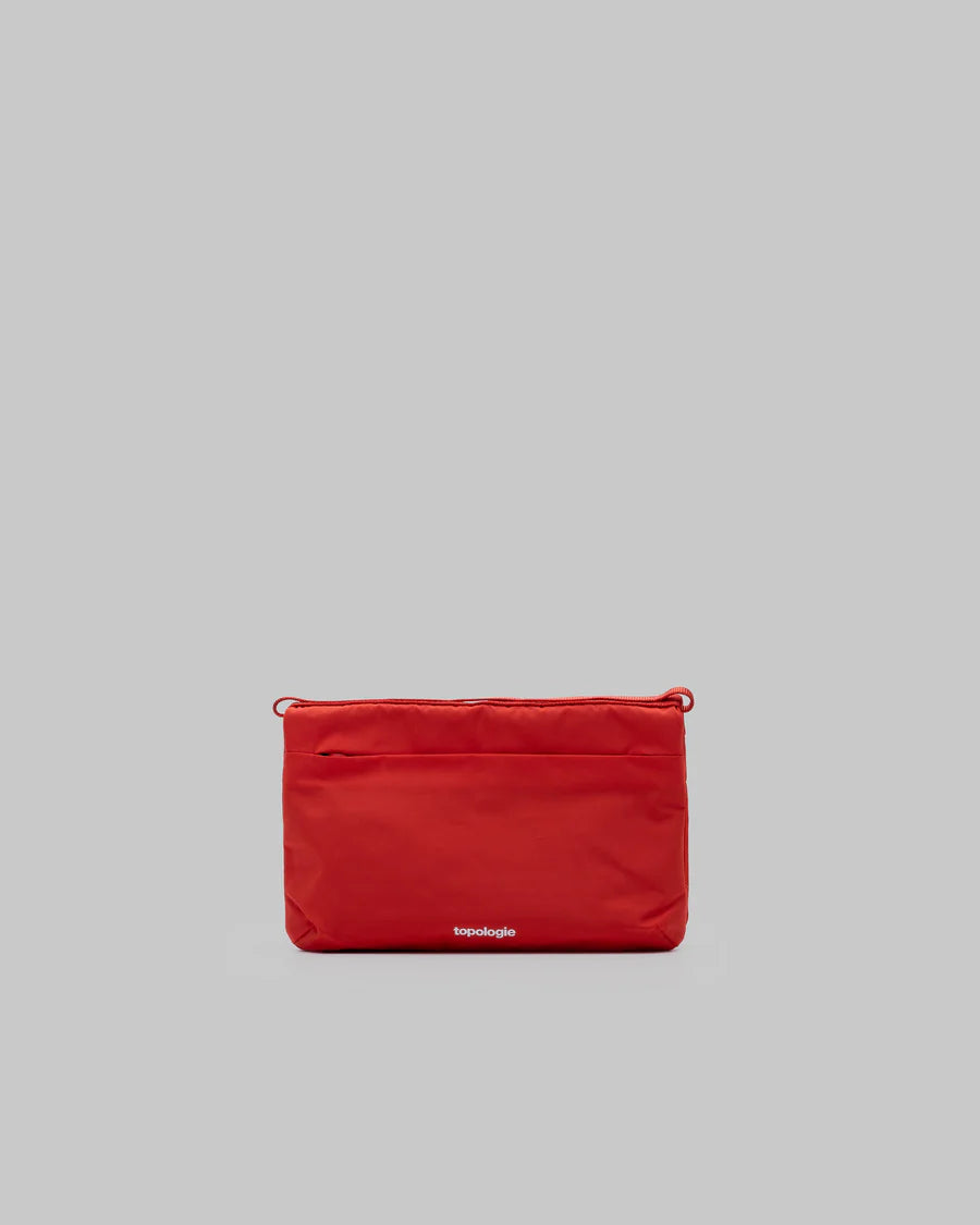 TOPOLOGIE Flat Sacoche Small Topologie Red TechSateen
