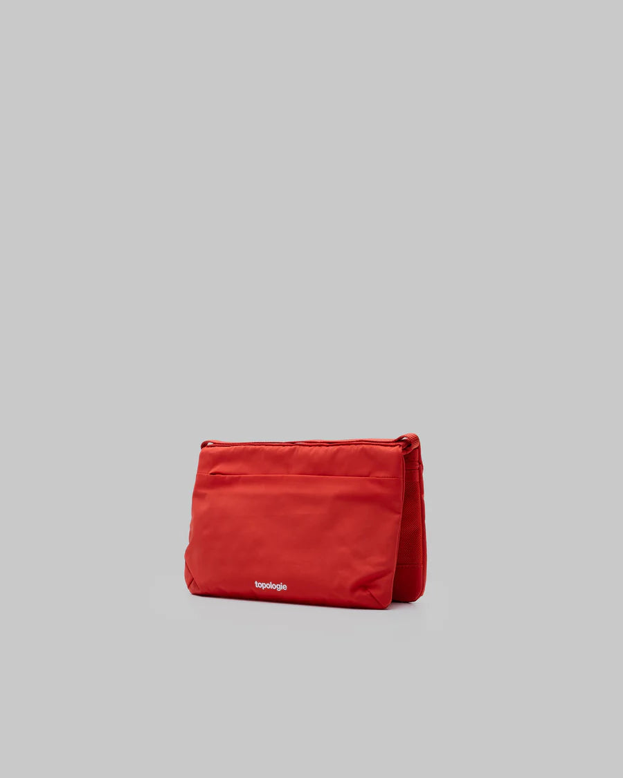 TOPOLOGIE Flat Sacoche Small Topologie Red TechSateen