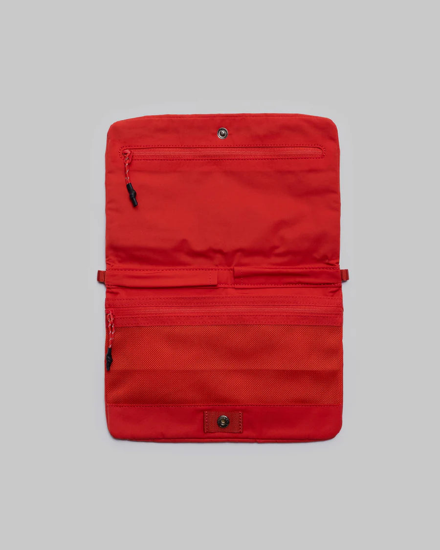 TOPOLOGIE Flat Sacoche Small Topologie Red TechSateen