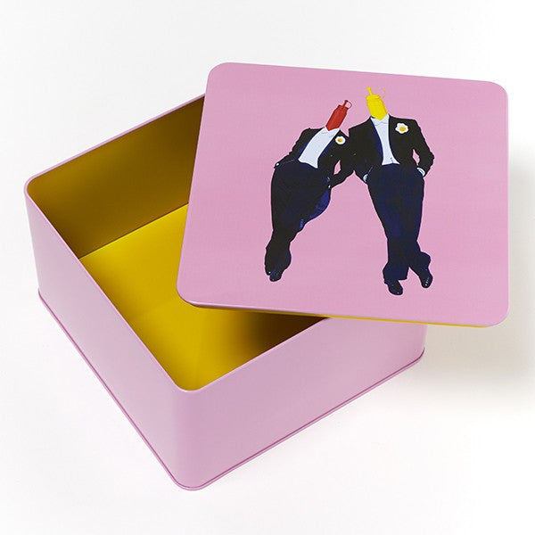 Gangzai Ketch & Mout Square tin GD547