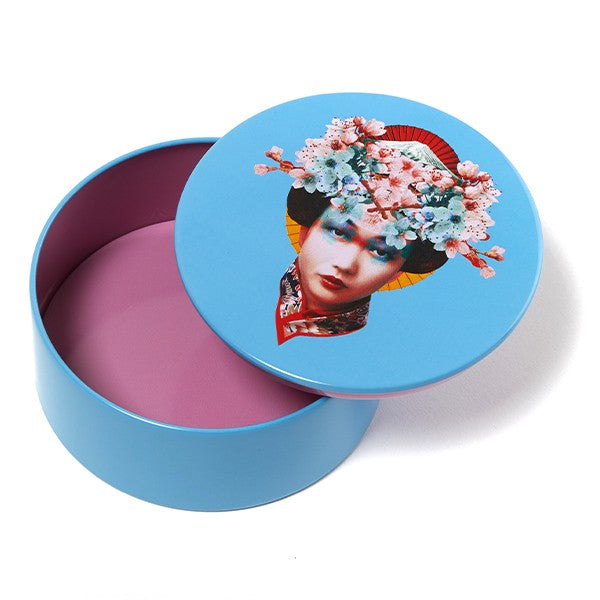 Gangzai Miss Fuji round tin GD553