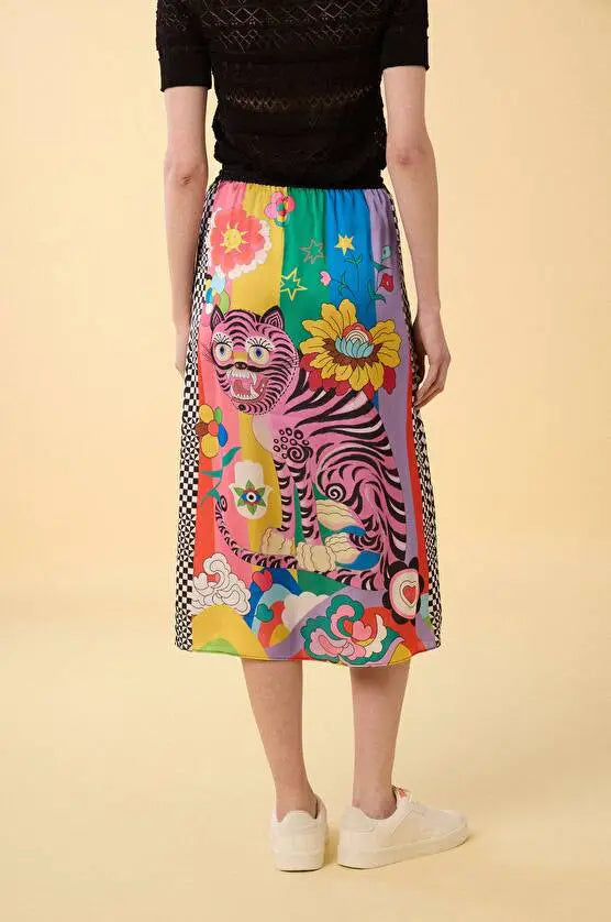 MANOUSH Crazy Tiger Skirt