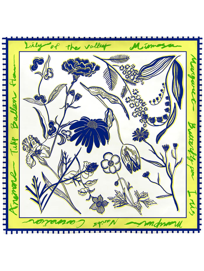Manipuri Silk Flora Scarf