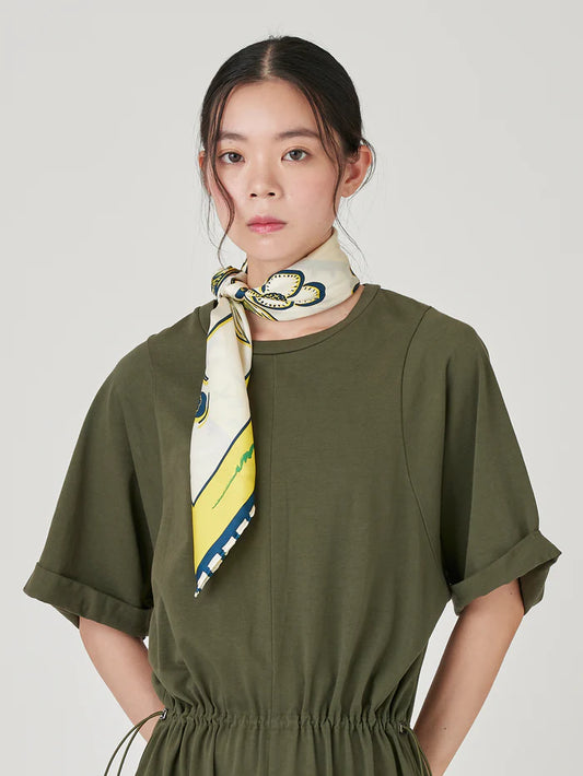 Manipuri Silk Flora Scarf