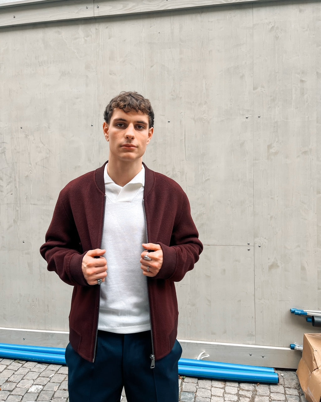 AMARÁNTO Bomber Jacket B6F0011