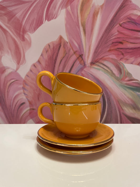 Arcucci Ceramic Breakfast Cup Peach