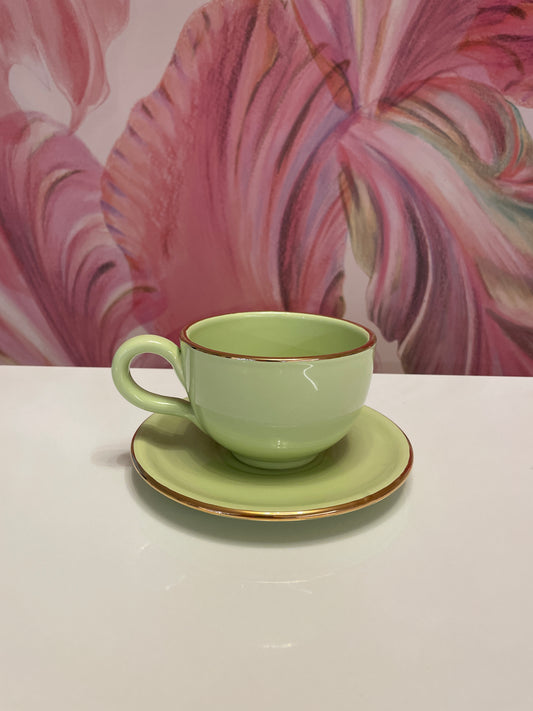 Arcucci Ceramic Breakfast Cup Light Green