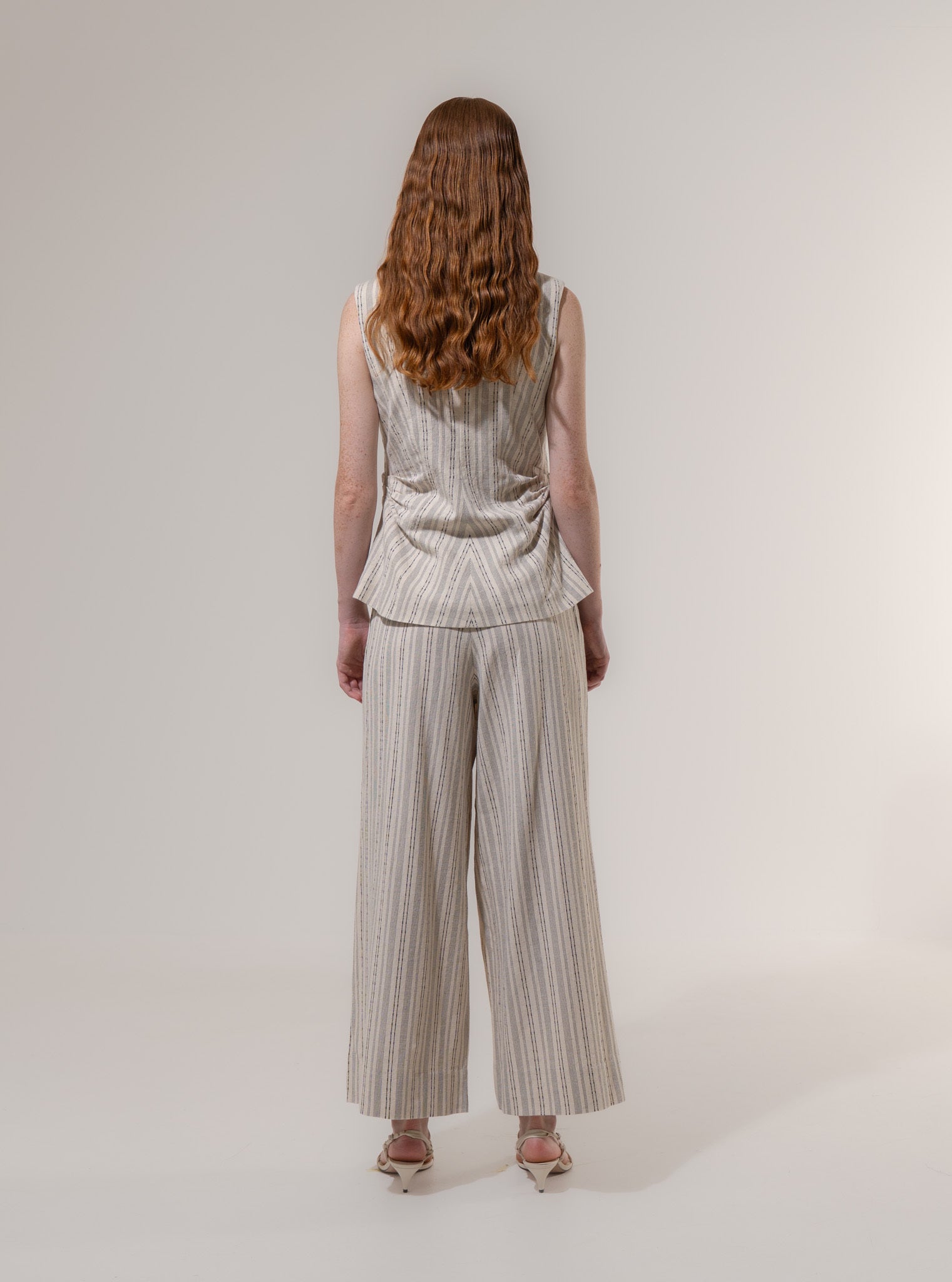Emin + Paul Deep V Waist Tuck Vest