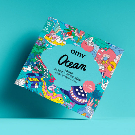 OMY Poster and Stickers - Sealife