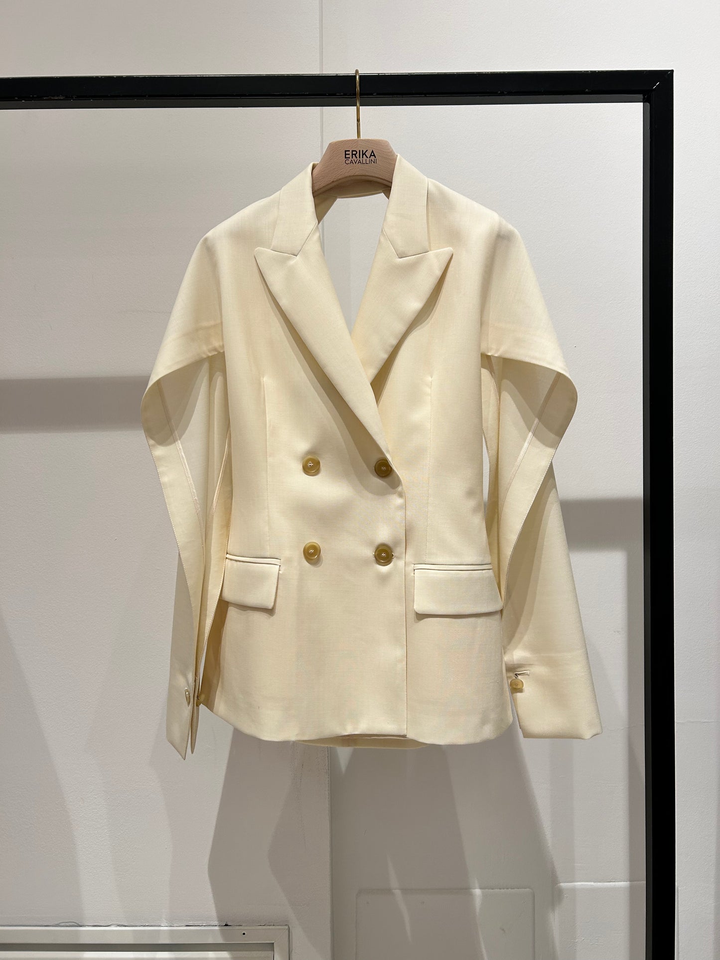 ERIKA CAVALLINI Talc Blazer
