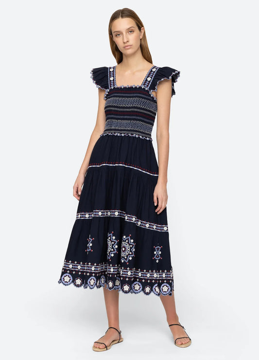 SEA NY Shaina Smocked Dress