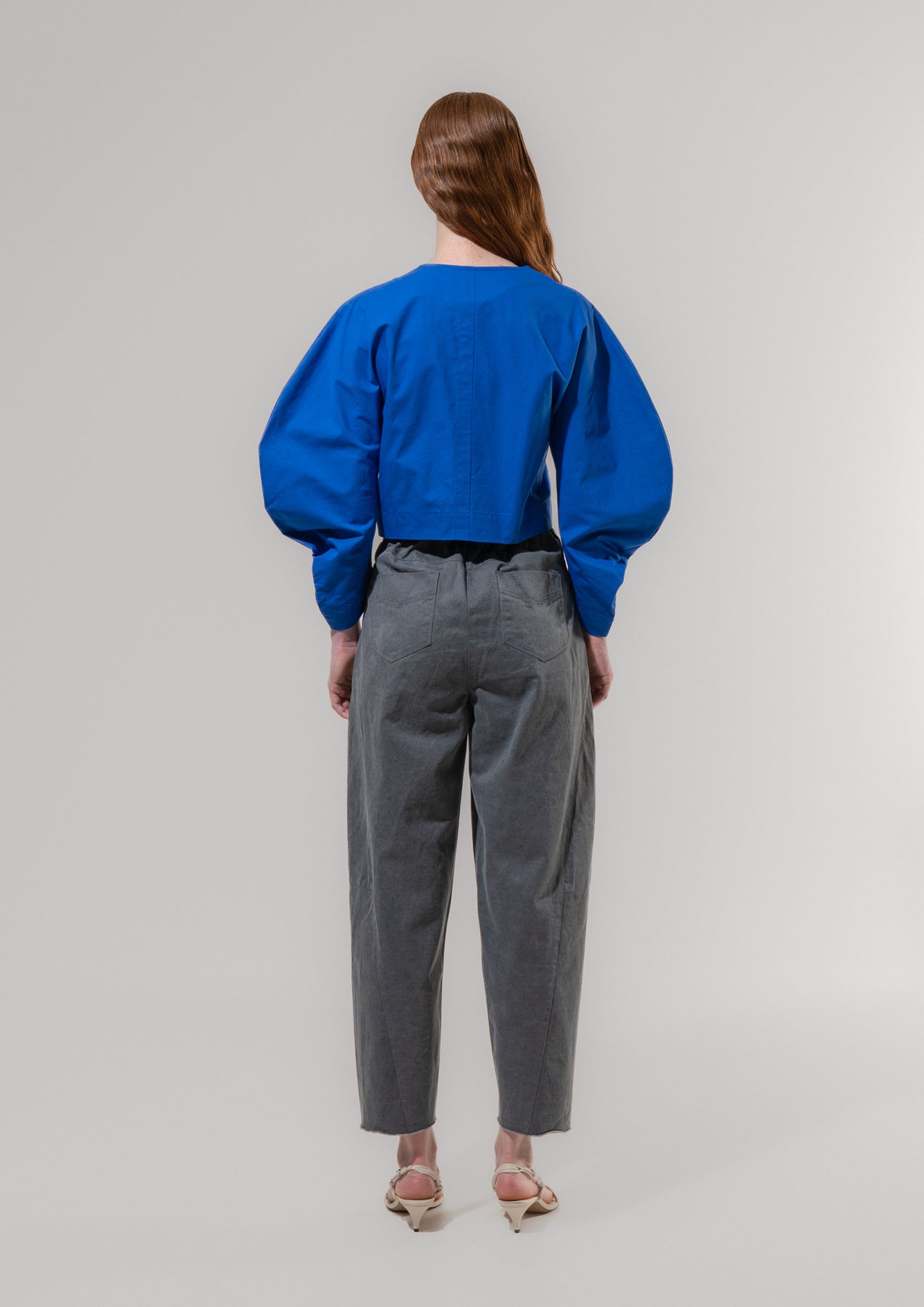 Emin + Paul Barrel Leg Trousers