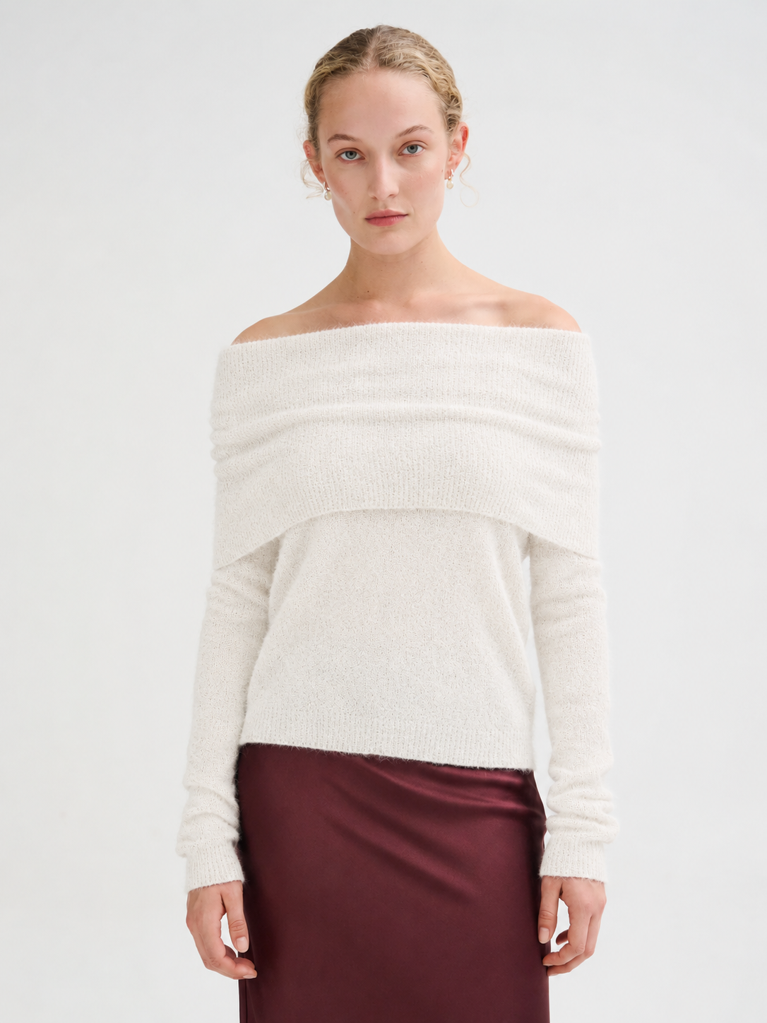 Roberto Collina Off Shoulder Sweater