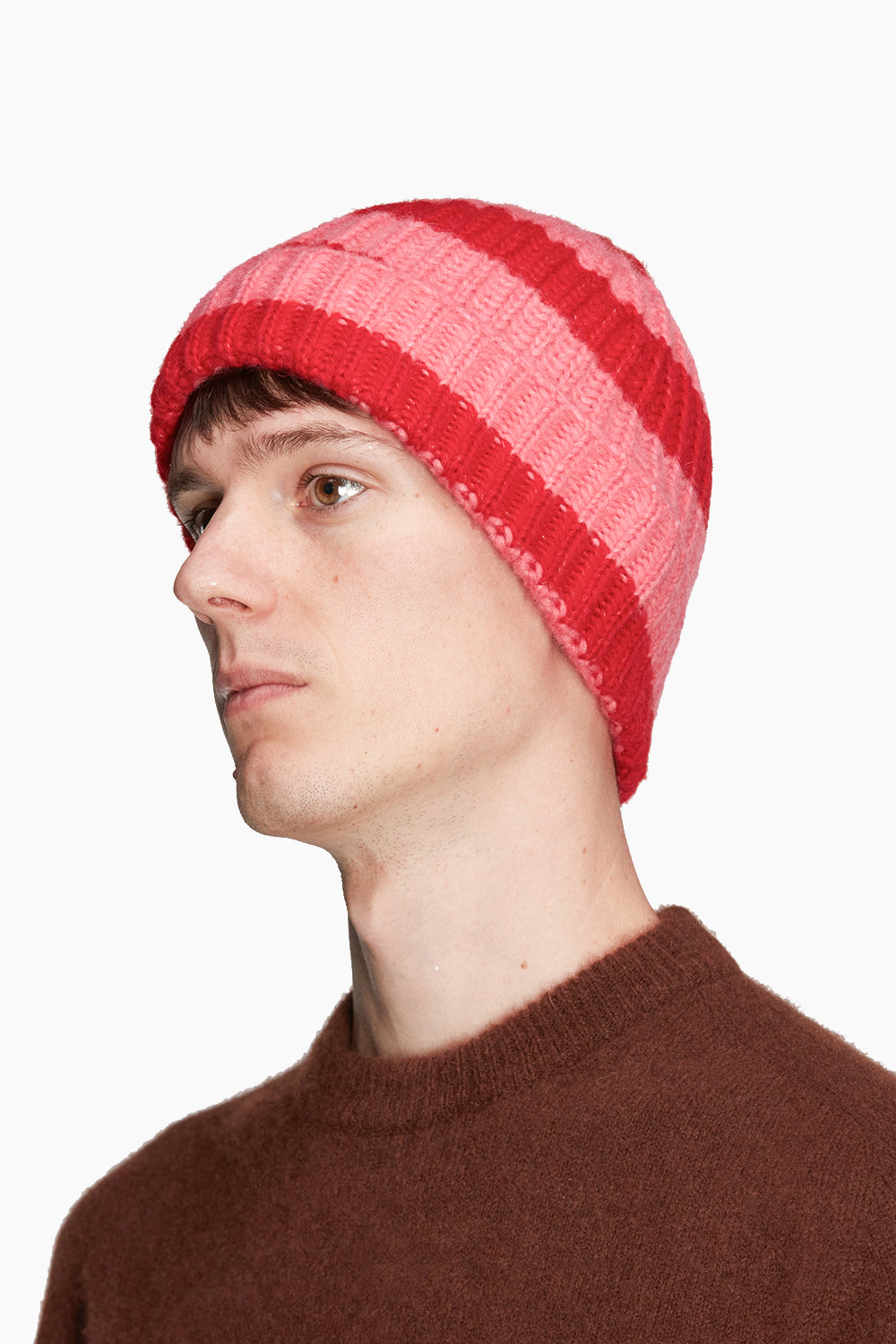 Roberto Collina Knit Cap Rigata Bicolore RP48051