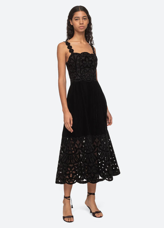 Sea NY Dana Embroidery Dress