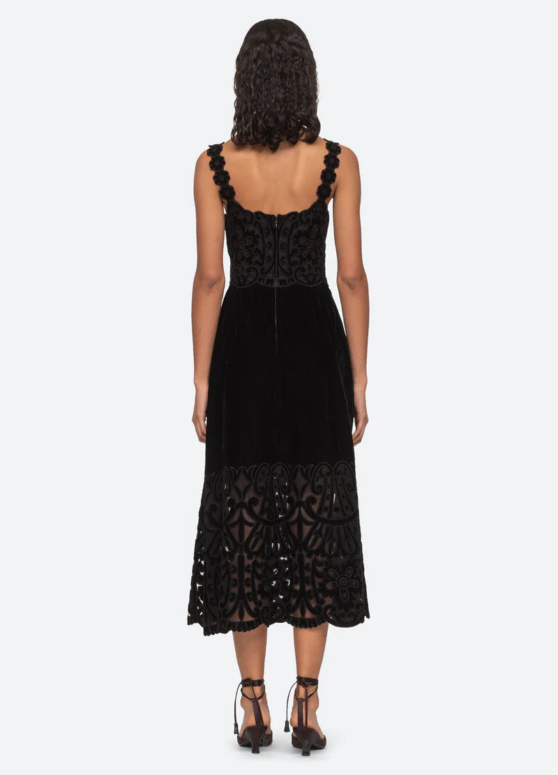 Sea NY Dana Embroidery Dress