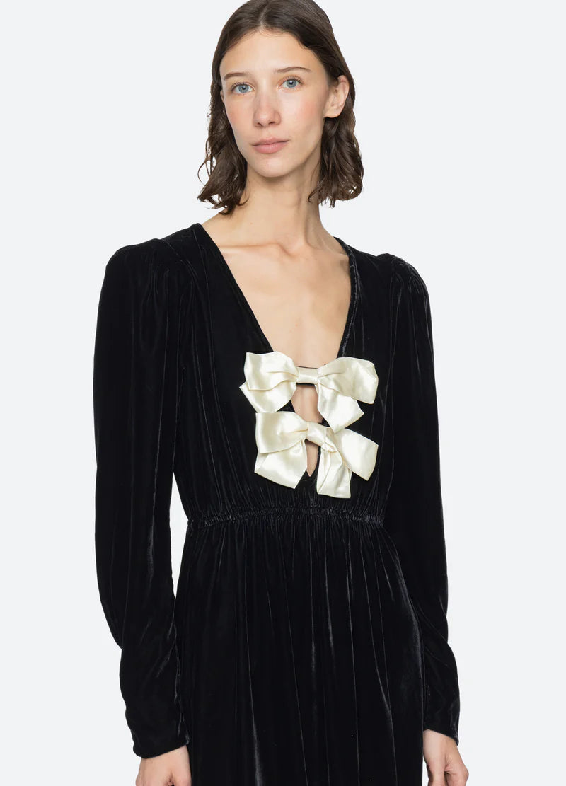 SEA NY Seraphine Velvet Dress
