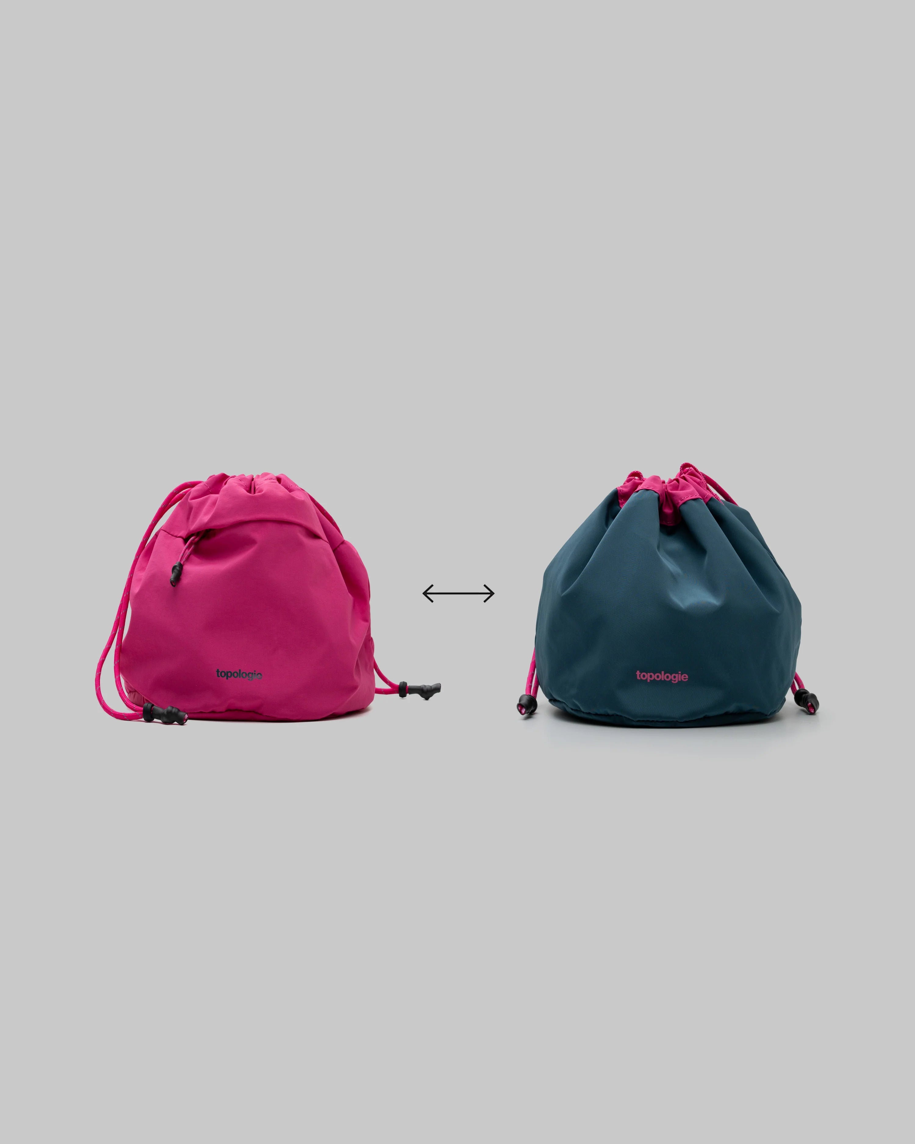 TOPOLOGIE Reversible Bucket Pink Papery