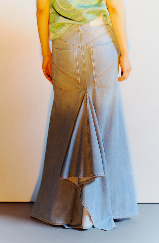 Circus Hotel Denim Skirt H4SY07