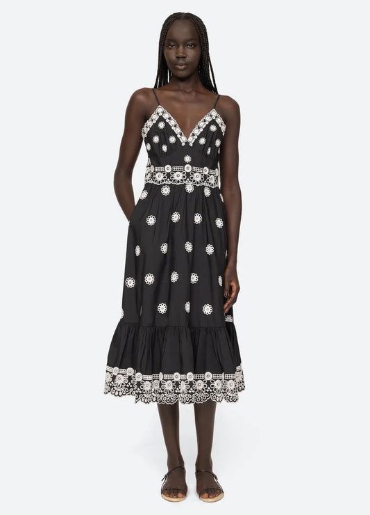 Sea NY Elysse Embroidery Dress