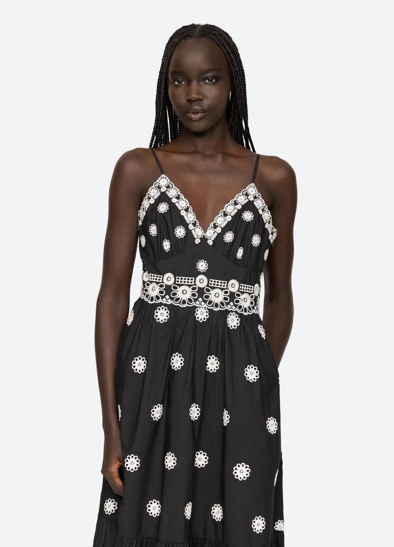 Sea NY Elysse Embroidery Dress