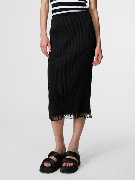 Roberto Collina Distressed Skirt T23065