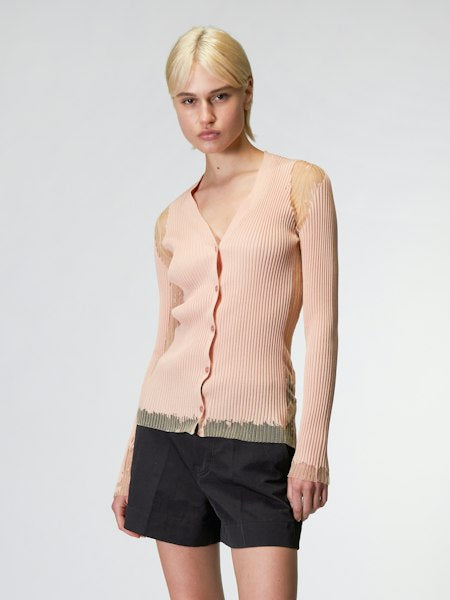 Roberto Collina Distressed Cardigan T23110