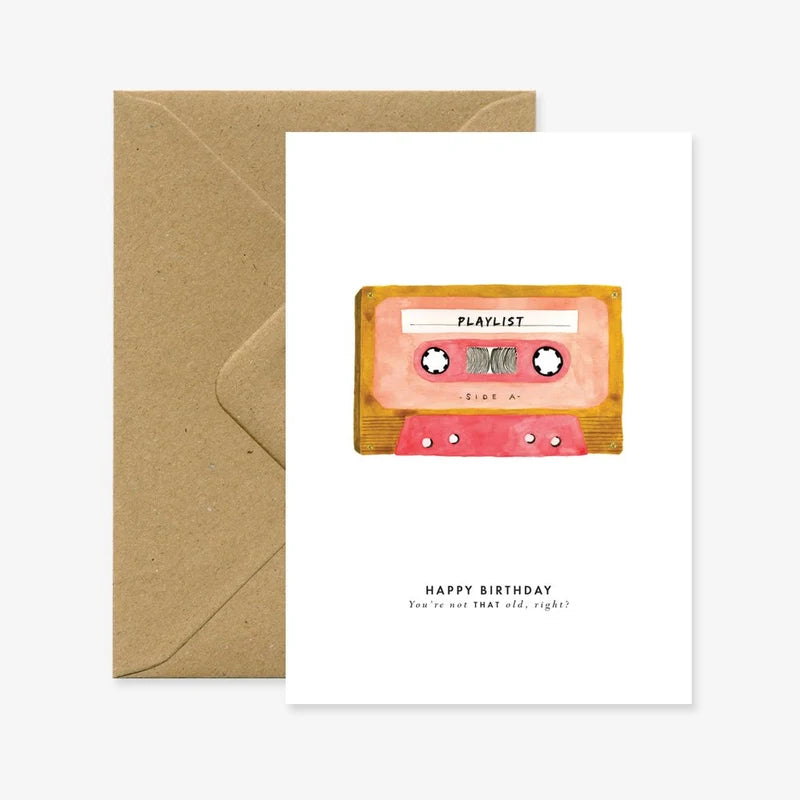 atws. Tape - Birthday Greeting Card