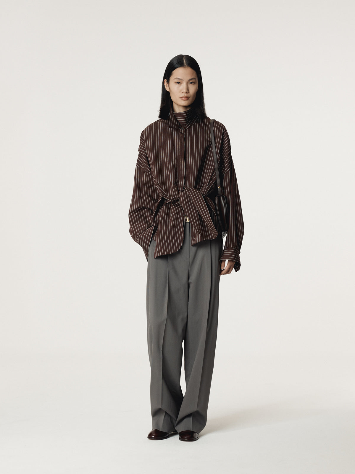 RECTO Double Layer Stripe Shirt