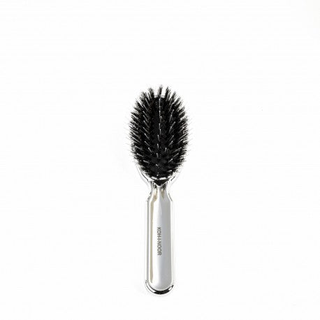 KOH-I-NOOR Chrome Bristle Oval Hairbrush Mini 7117KK