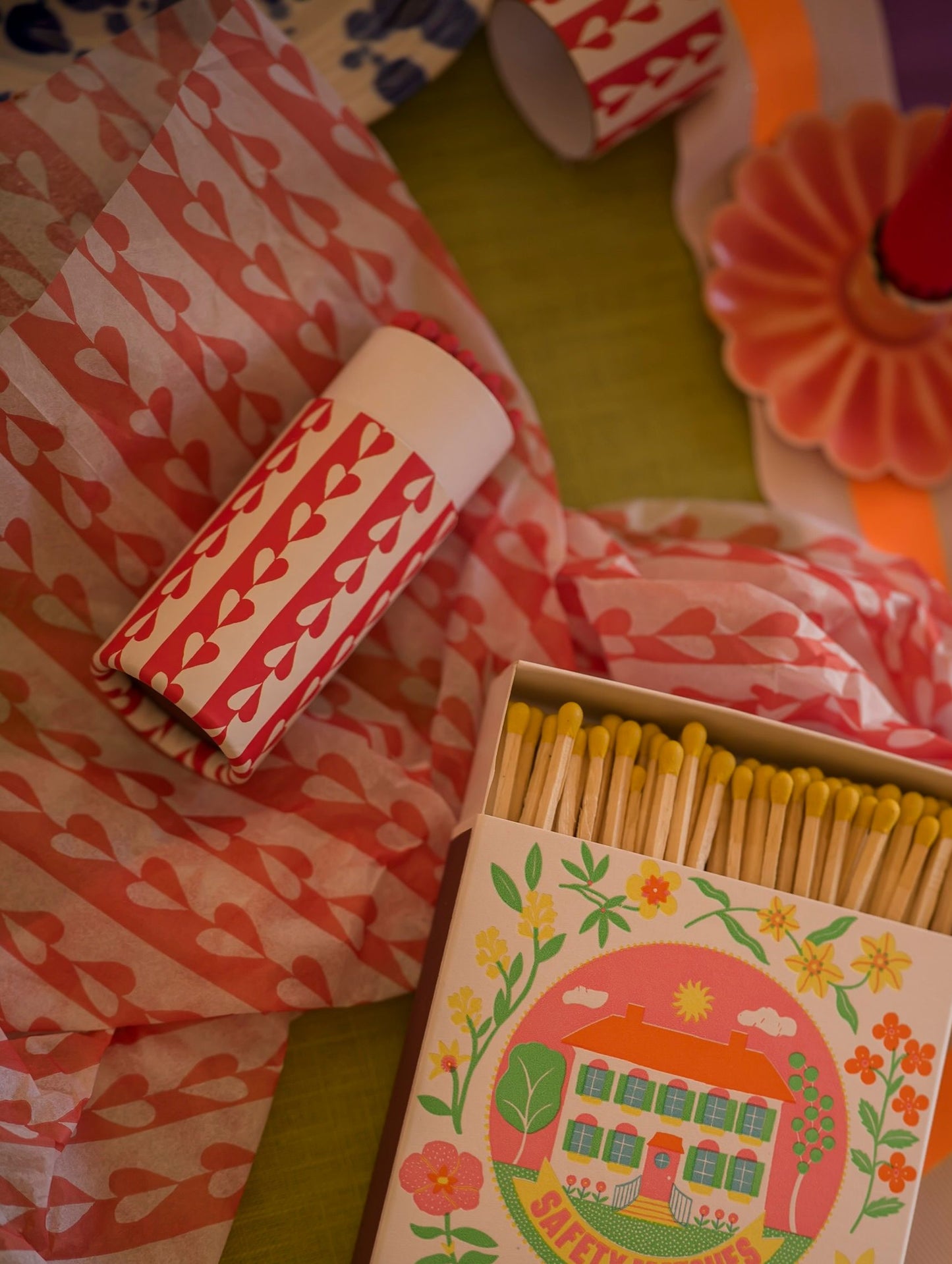 Archivist Sweetheart Stripe Tissue Paper