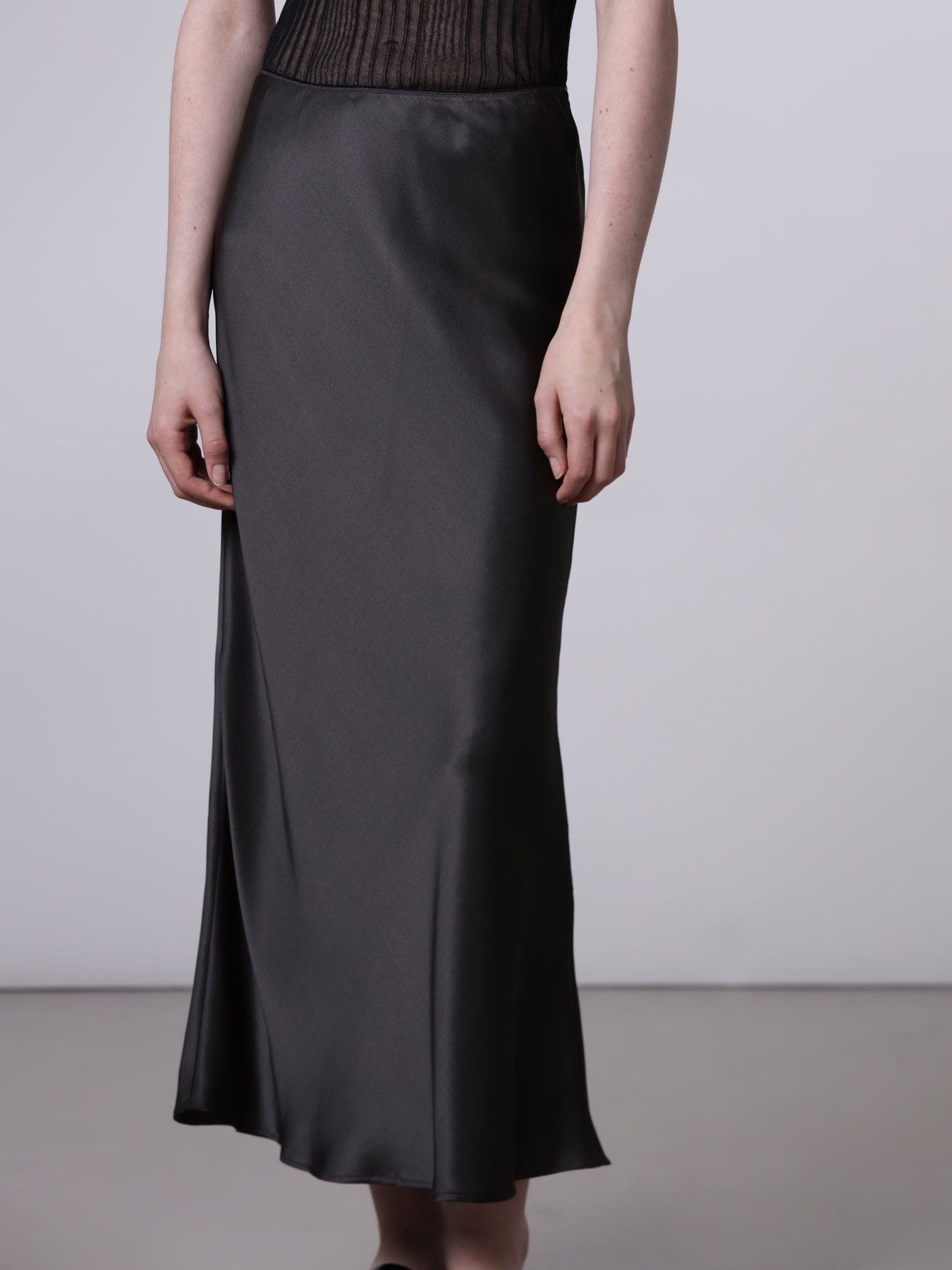 Roberto Collina Silk Long Skirt